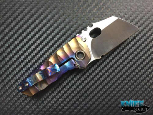 Dalibor Bergam Pollux colorful anodizing, sculpted scales V3 steel