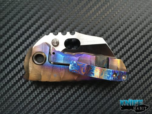 Dalibor Bergam Pollux colorful anodizing, sculpted scales V3 steel