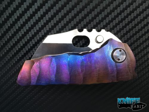 Dalibor Bergam Pollux colorful anodizing, sculpted scales V3 steel