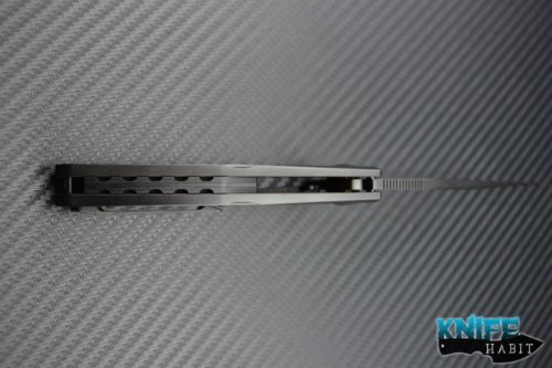 midtech Jason Brous Blades Insight knife, blackout PVD finish, titanium scales, dustin turpin insight, D2 blade steel