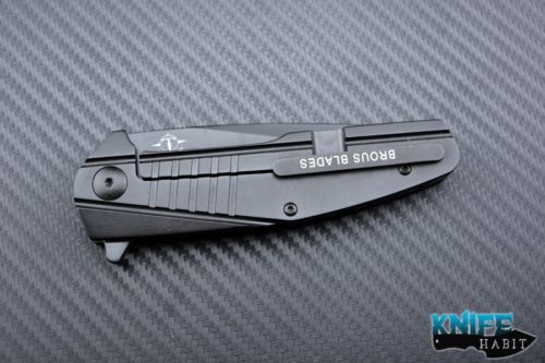 midtech Jason Brous Blades Insight knife, blackout PVD finish, titanium scales, dustin turpin insight, D2 blade steel