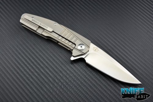 midtech Jason Brous Blades Insight knife, satin finish, titanium scales, dustin turpin insight, D2 blade steel