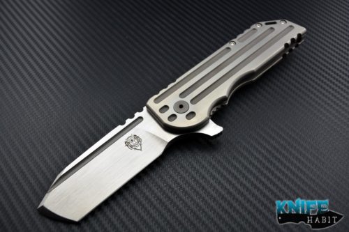 custom alpha hunter tactical white knight war horse knife