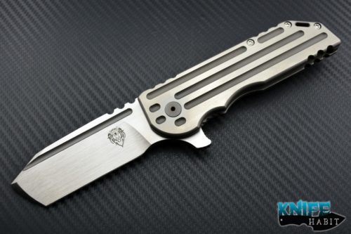 custom alpha hunter tactical white knight war horse knife