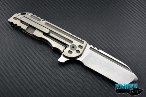 custom alpha hunter tactical white knight war horse knife