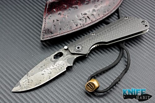 custom mick strider MSC SMF the gathering, starlingear artwork on the blade and titanium lockside with bead