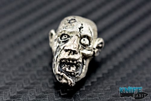 custom Rick Barrett zombie knife bead
