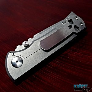mid-tech ramon chaves american made redencion 228, s35vn blade steel, stonewashed titanium frame, skull clip
