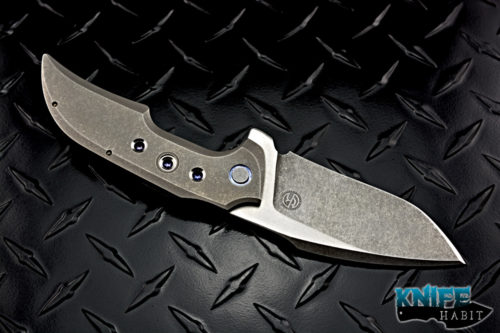 custom geoff blauvelt tuffknives & tashi bharucha collaboration immortal tuff pup knife