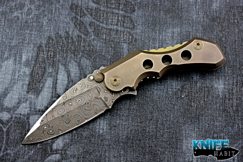 Mikkel Willumsen Tyran Damascus Blade Custom Knife – Knife Habit