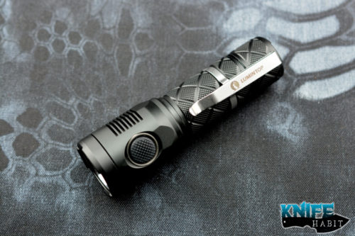 edc lumintop sd mini flashlight, usb rechargeable, 18650 battery, 1000+ lumens