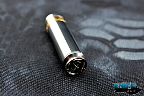 edc lumintop torpedo 007 flashlight, best edc flashlight, stainless steel