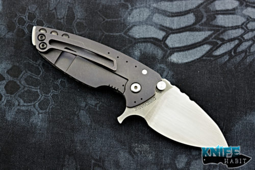 custom direware hyper 90 knife, carbon fiber, bohler m390 blade steel