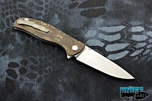 custom igor shirogorov f3 python knife, g10 scales