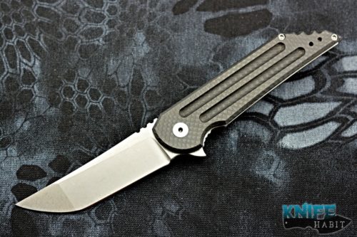 semi custom midtech jake hoback carbon fiber kwaiback knife