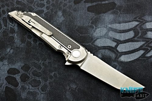 semi custom midtech jake hoback carbon fiber kwaiback knife