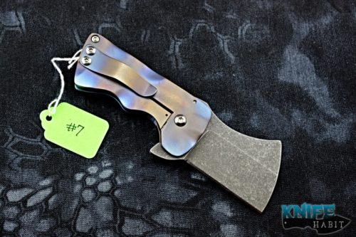 custom richmade knives witch killer knife, 440c stainless blade steel, cleaver