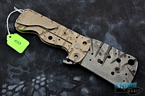 custom richmade knives xl zombie killer knife, o1 blade steel, cleaver