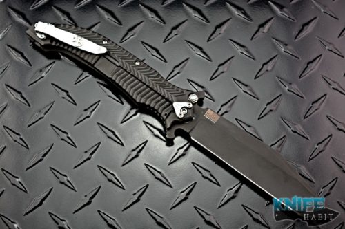 custom darrel ralph ddr axd 5.5 knife, the expendables knife, blackout titanium