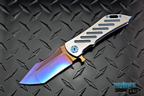 custom darrel ralph dominator xi knife, sm100 blade steel, darrel ralph dominator xi custom knife for sale