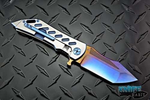 custom darrel ralph dominator xi knife, sm100 blade steel, darrel ralph dominator xi custom knife for sale