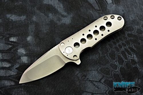 custom direware t-95 knife, multi-ground bohler m390 blade steel