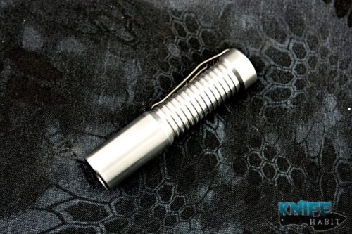 custom sigma customs sirius 18500 flashlight, acme grip rings, aluminum frame
