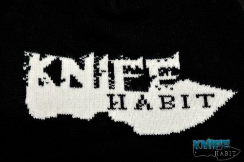 custom knife habit gear, skull cap, winter beanie