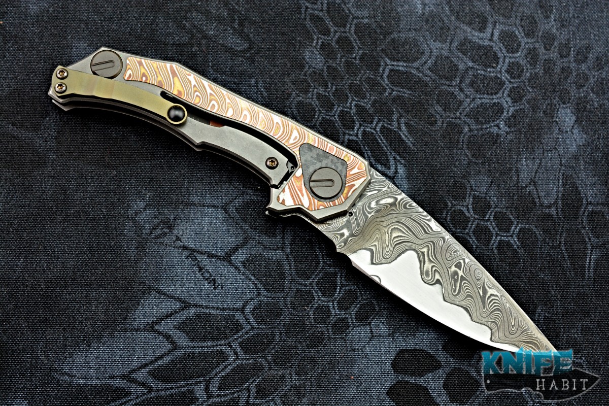 Damascus Knife #0817 - Willowcreek Custom Knives