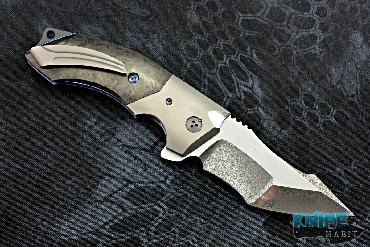 Allen Elishewitz Knives JVO Design 2 Titanium Limited Edition Custom ...