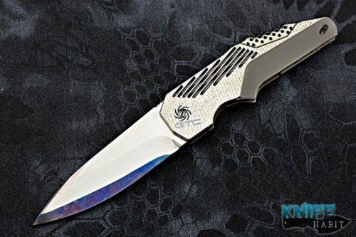 custom GTC commando prototype knife, blade show 2018, zircuti pocket clip, v-toku II blade steel