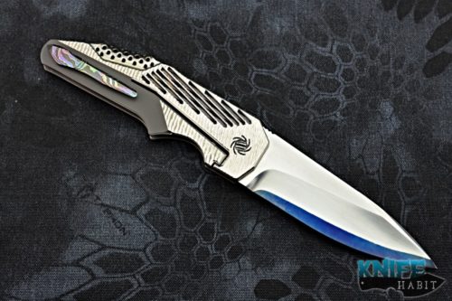 custom GTC commando prototype knife, blade show 2018, zircuti pocket clip, v-toku II blade steel