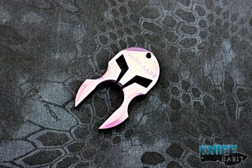 custom adv multitool knuck, pink titanium