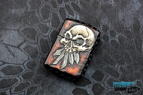 custom wasteland oddities leather lighter