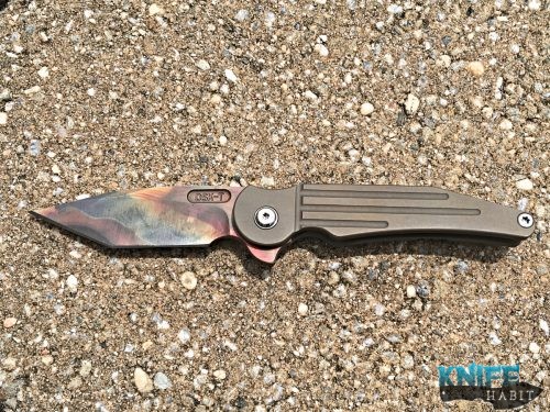 custom dan sullivan dsk tactical prick flamed knife