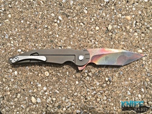 custom dan sullivan dsk tactical prick flamed knife