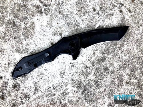 semi-custom midtech jake hoback black fallout paraclete knife