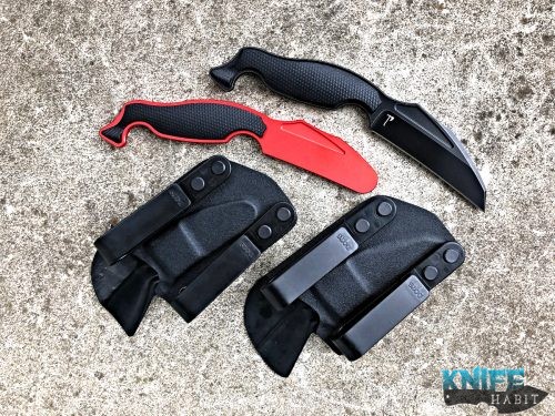 semi-custom midtech talim combatives flixed blade system s35vn knives