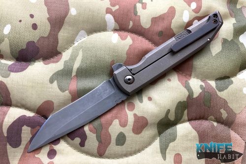 custom jonathan mcnees ankylos mokume folding knife