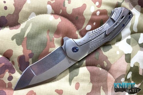 semi-custom rick barrett carry fallout folding knife