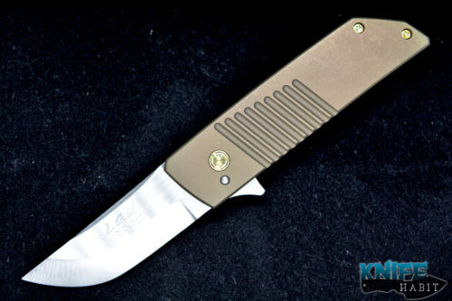 custom pohan leu mini hamachi knife