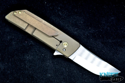 custom pohan leu mini hamachi knife