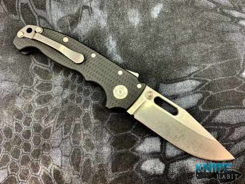 custom demko knives mg ad20 black g10 knife