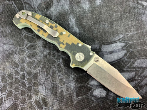 custom demko knives mg ad20 camo g10 knife