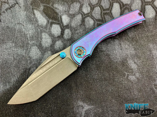 custom NCC knives BBM V2 thumbstud prototype knife