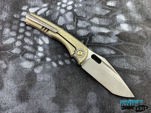 custom ncc knives bbm v2 croc skin knife