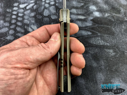 custom ncc knives bbm v2 croc skin knife