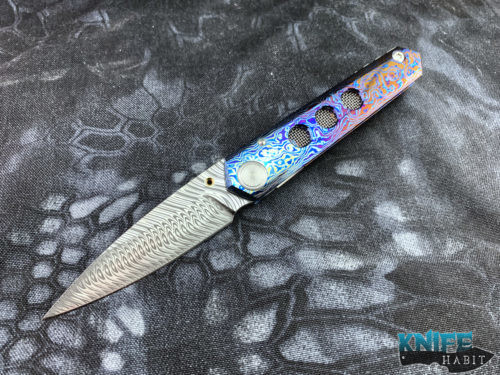 custom sergey rogovets full dress mini ice pick knife