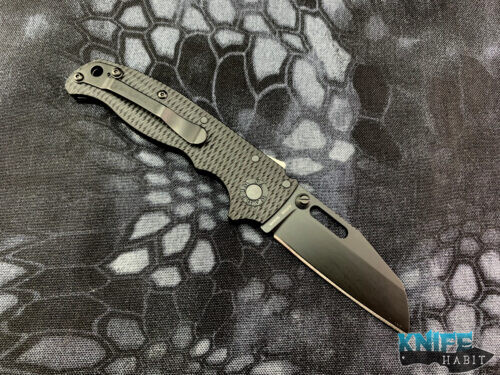 demko knives ad 20.5 black shark foot dlc knife