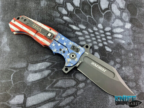 custom adv tactical patriot bowie knife